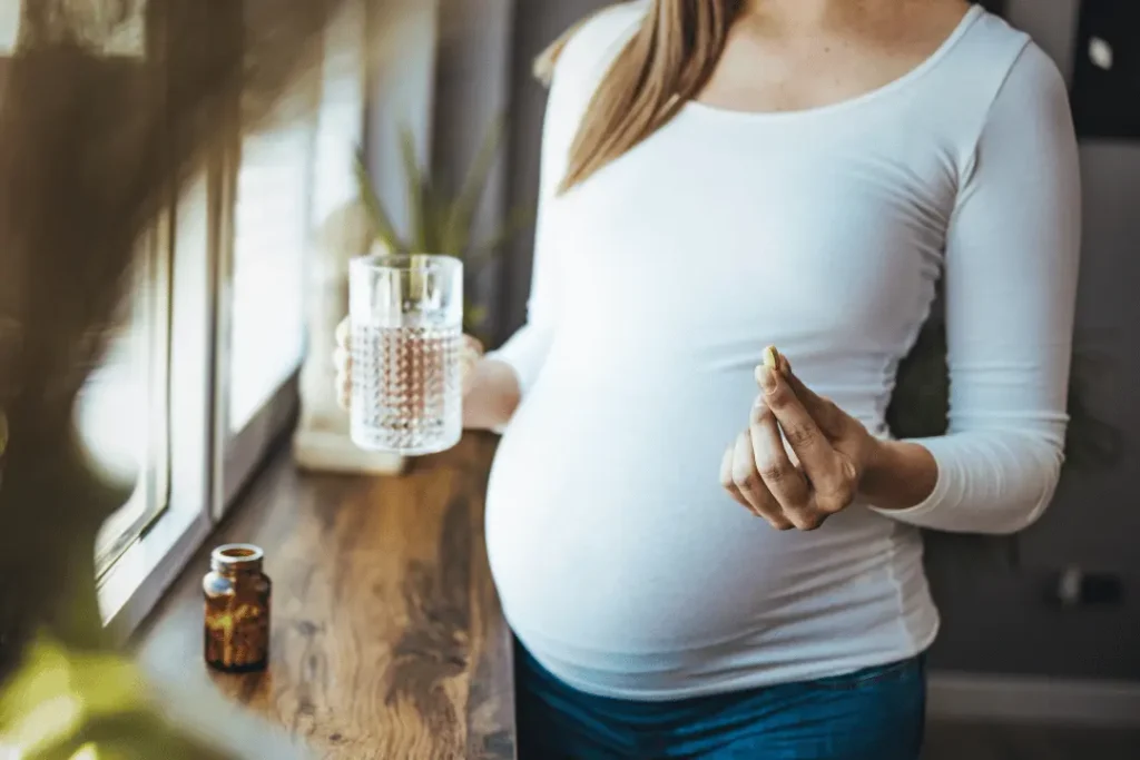 Best Natural Organic Prenatal Vitamins taken by a pregnant woman